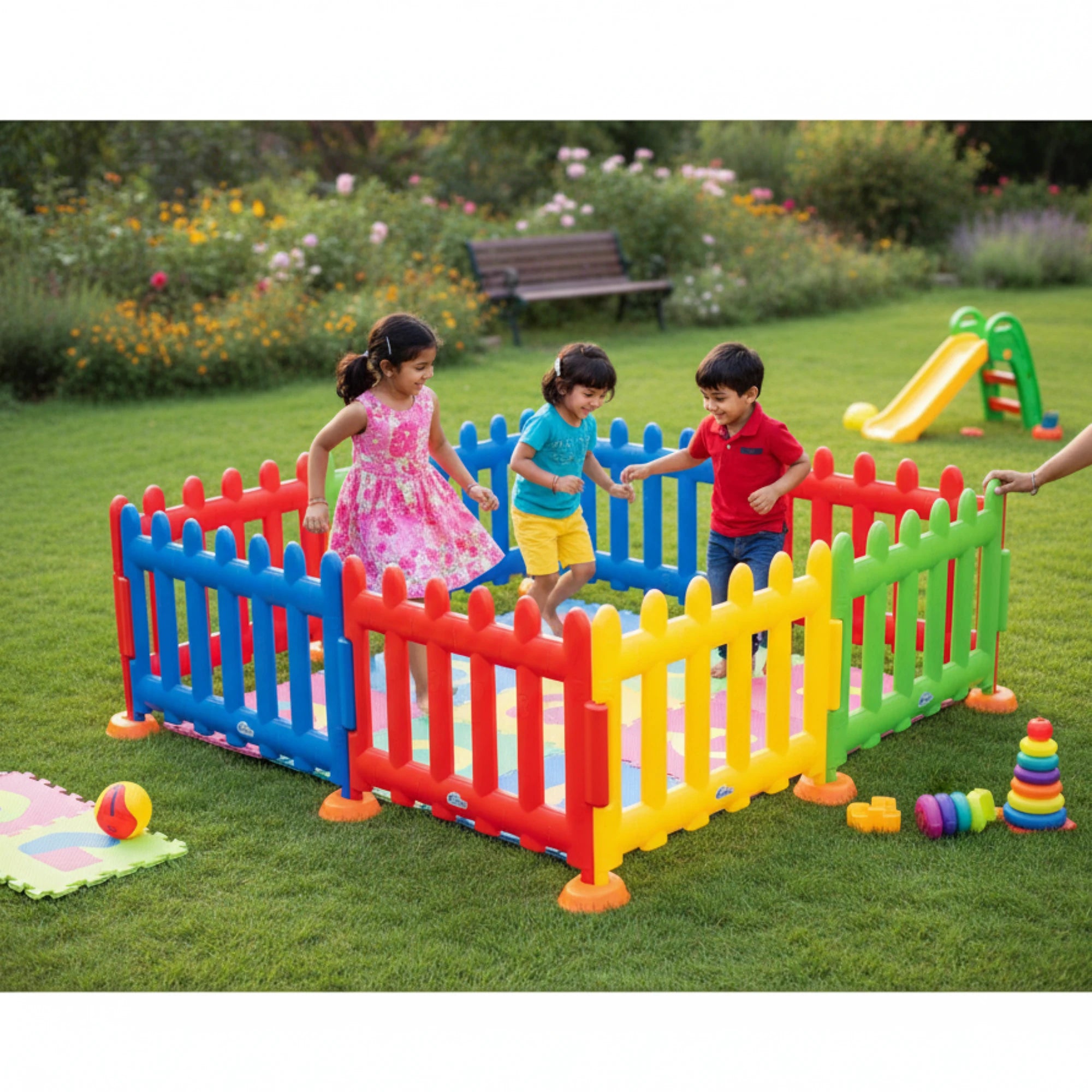 Colorful Kids Playzone Fencing – Set of 5